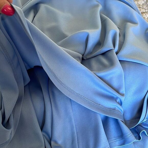 NWT TAHARI Arthur S. Levine. Tie Waist
Party Dress Periwinkle Size Dress. Size 1 - Picture 11 of 11